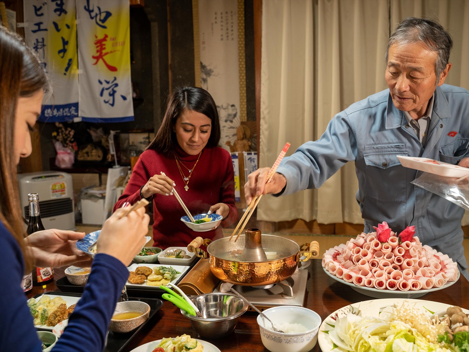 宿泊プラン》民宿うり坊で味わう山の恵み！ジビエフルコース【東みよし